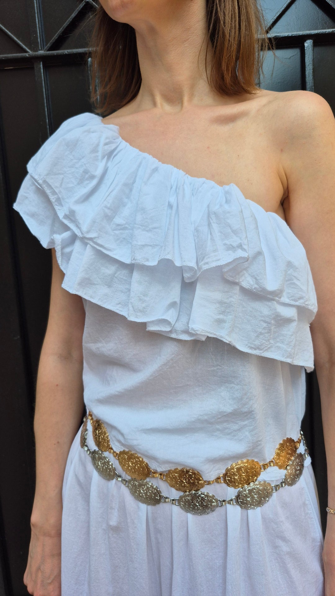 BLUSA VOLANTES CARMINA (BLANCA)