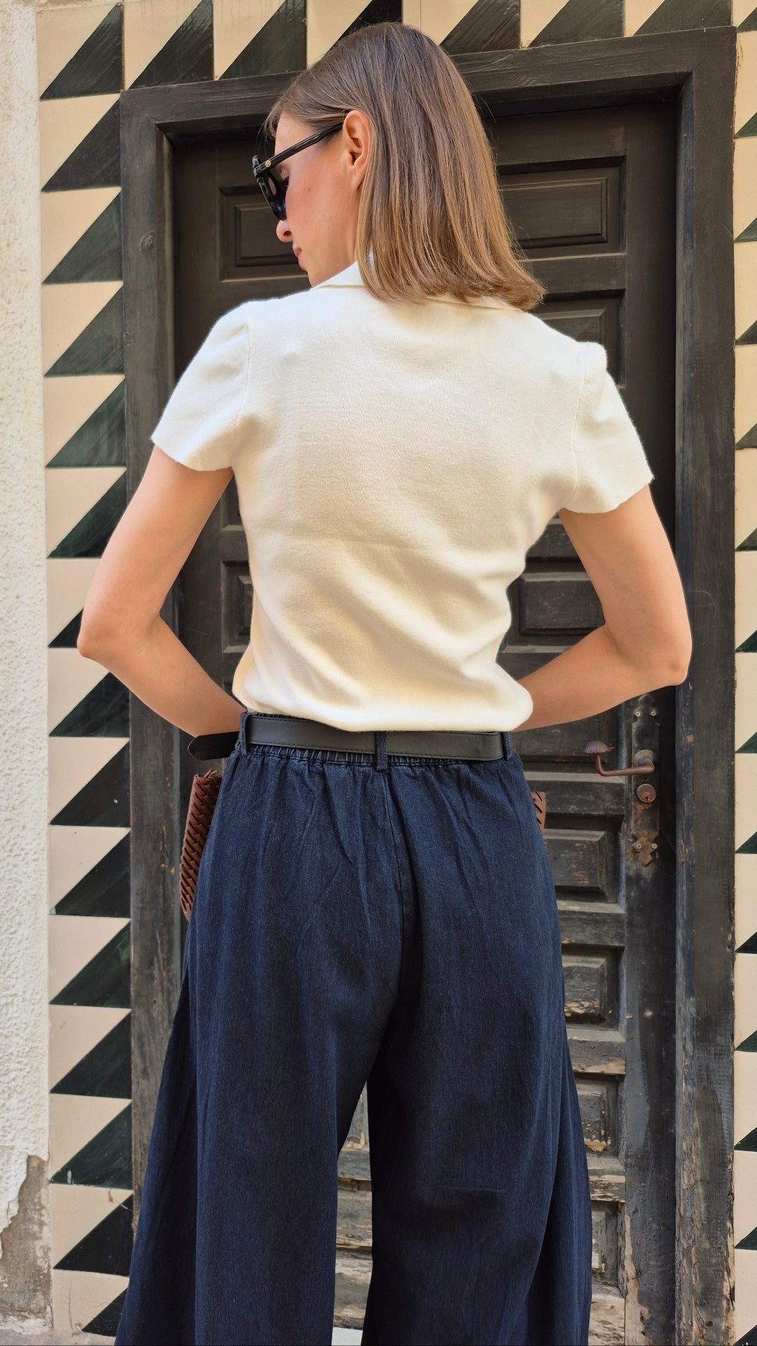PANTALÓN BOMBACHO DENIM