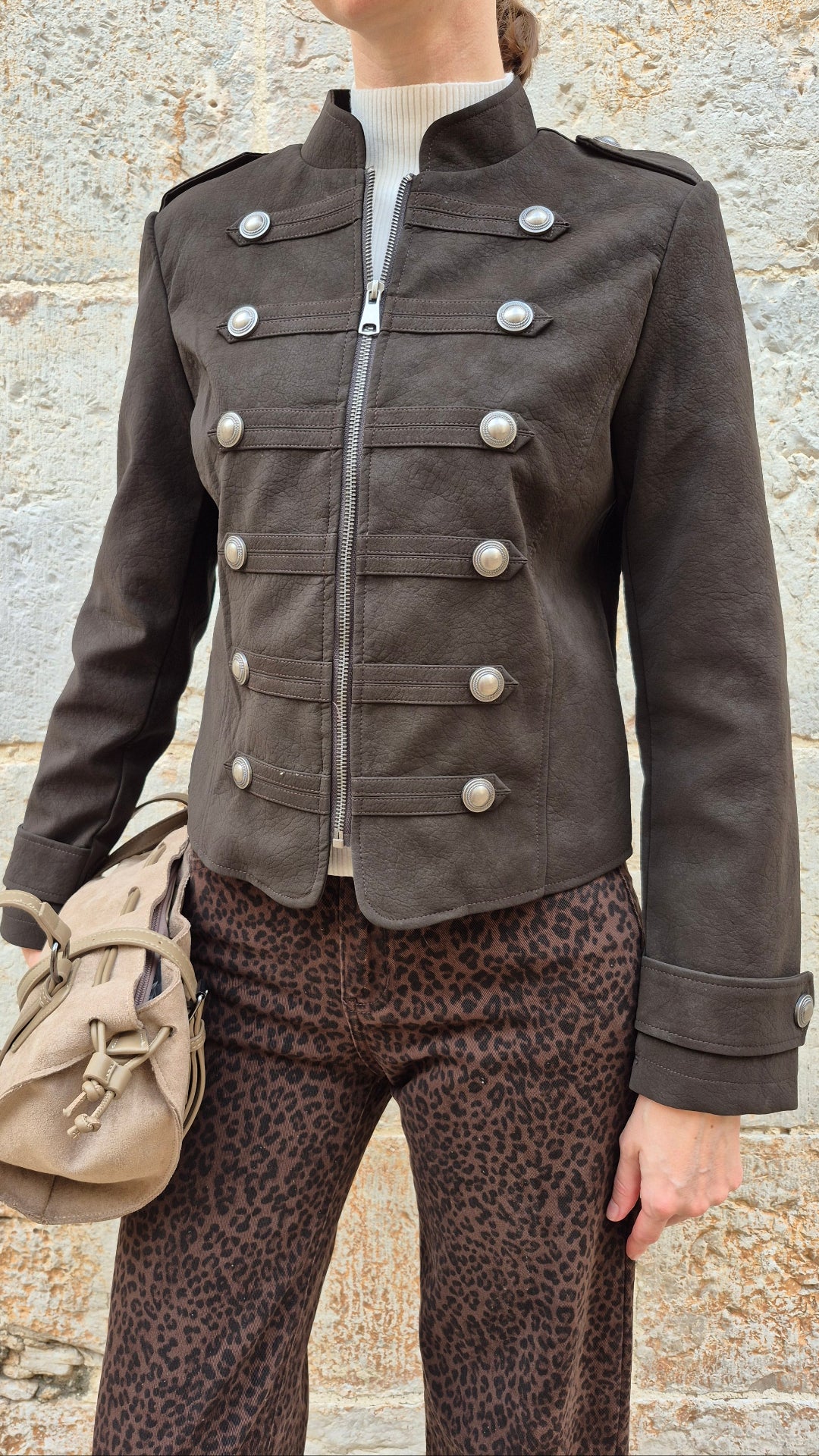 CHAQUETA NAPOLEÓN CHOCO