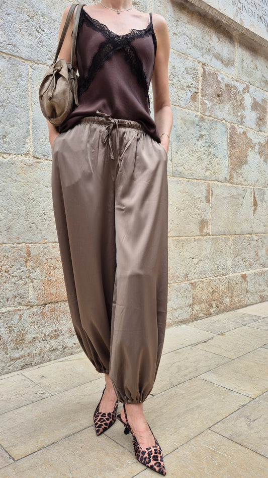 PANTALÓN BOMBACHO RASO