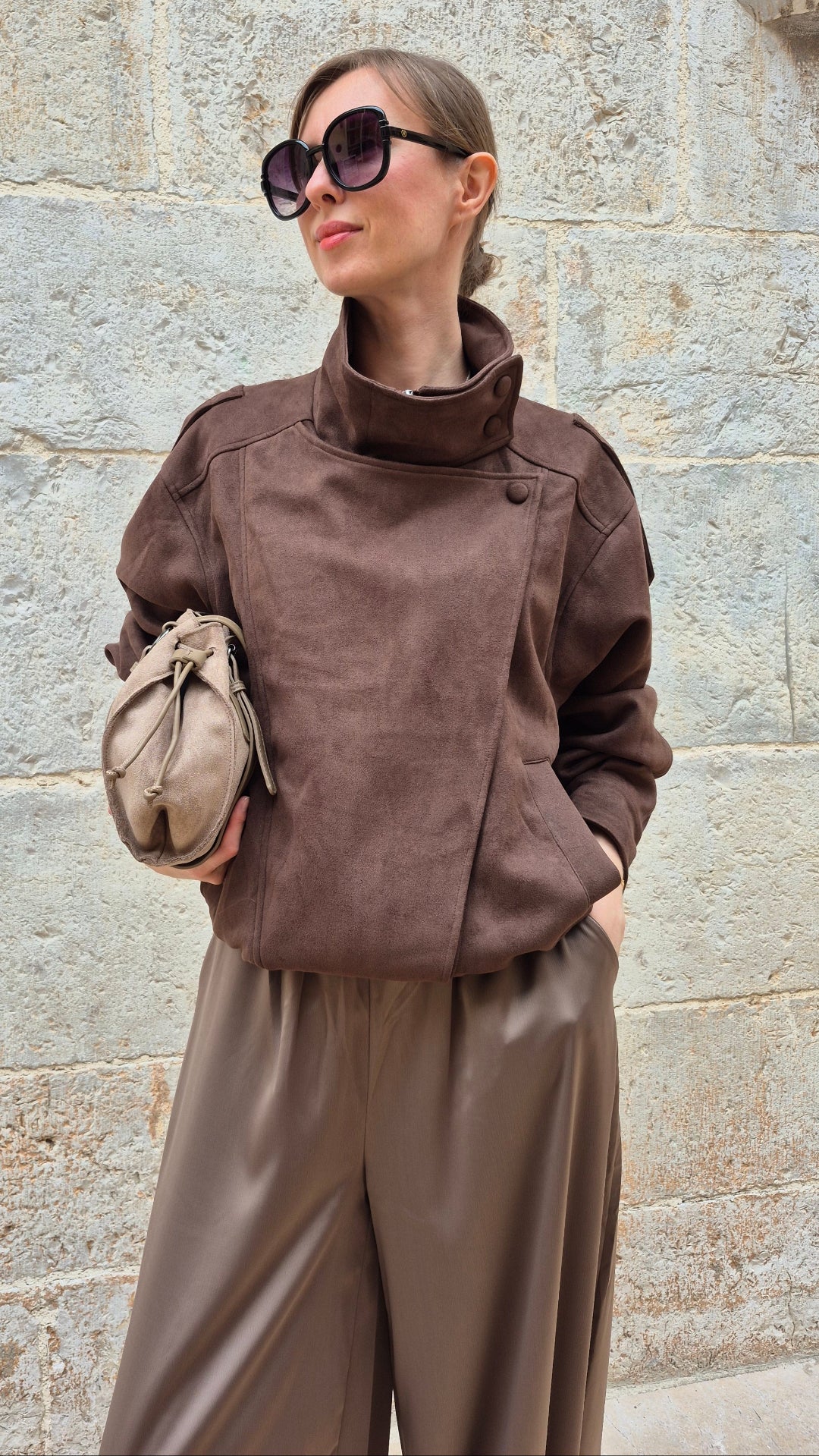 BOMBER ANTELINA (CHOCO)