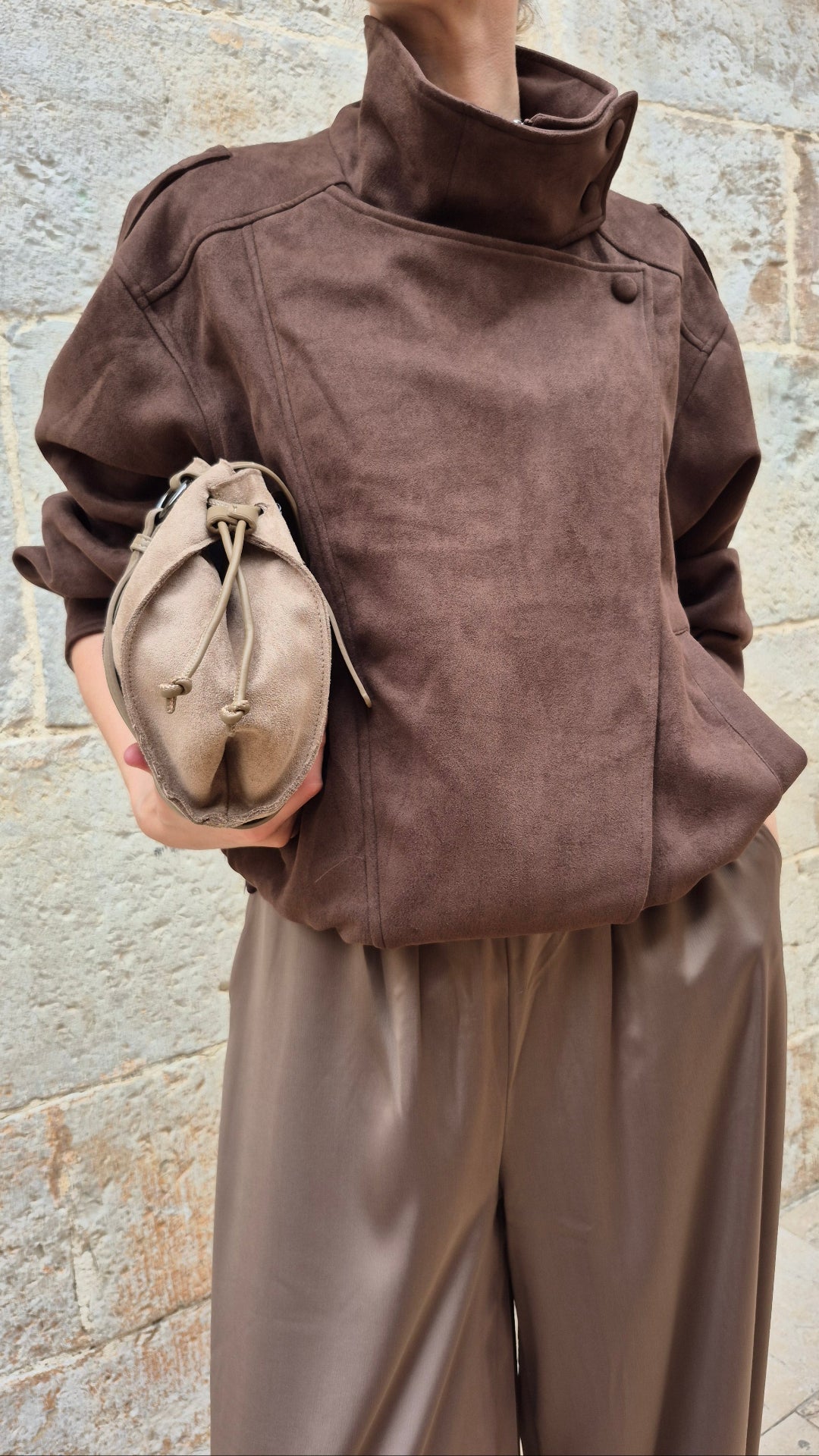 BOMBER ANTELINA (CHOCO)