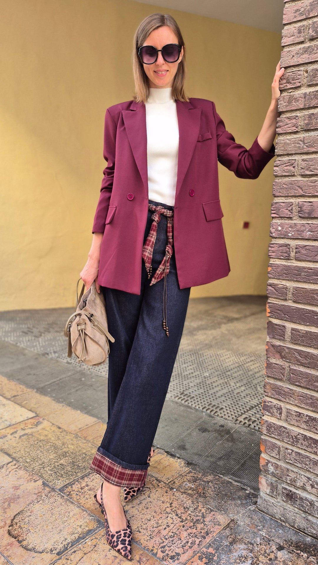 BLAZER BURDEOS
