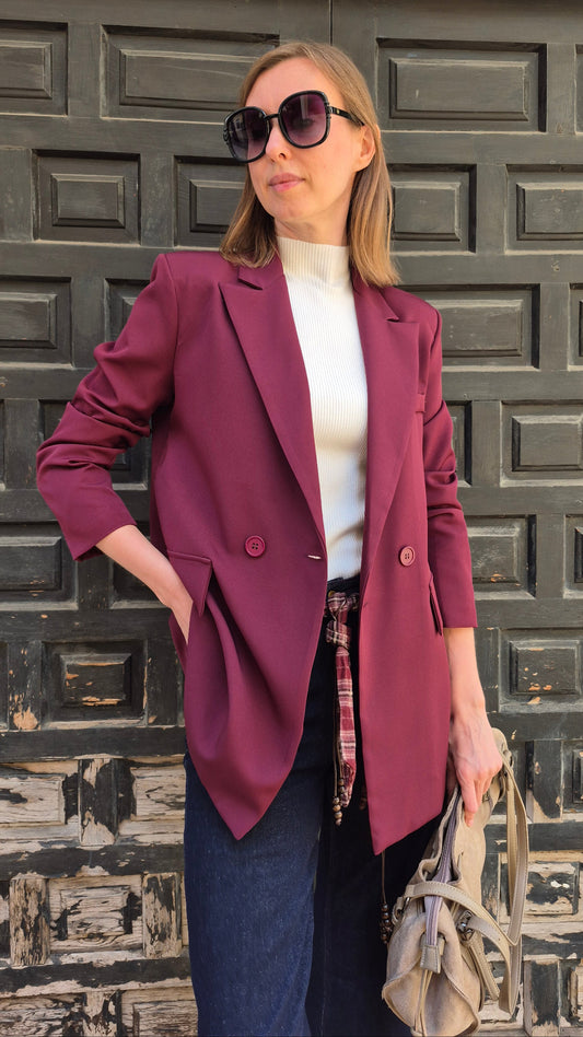 BLAZER BURDEOS