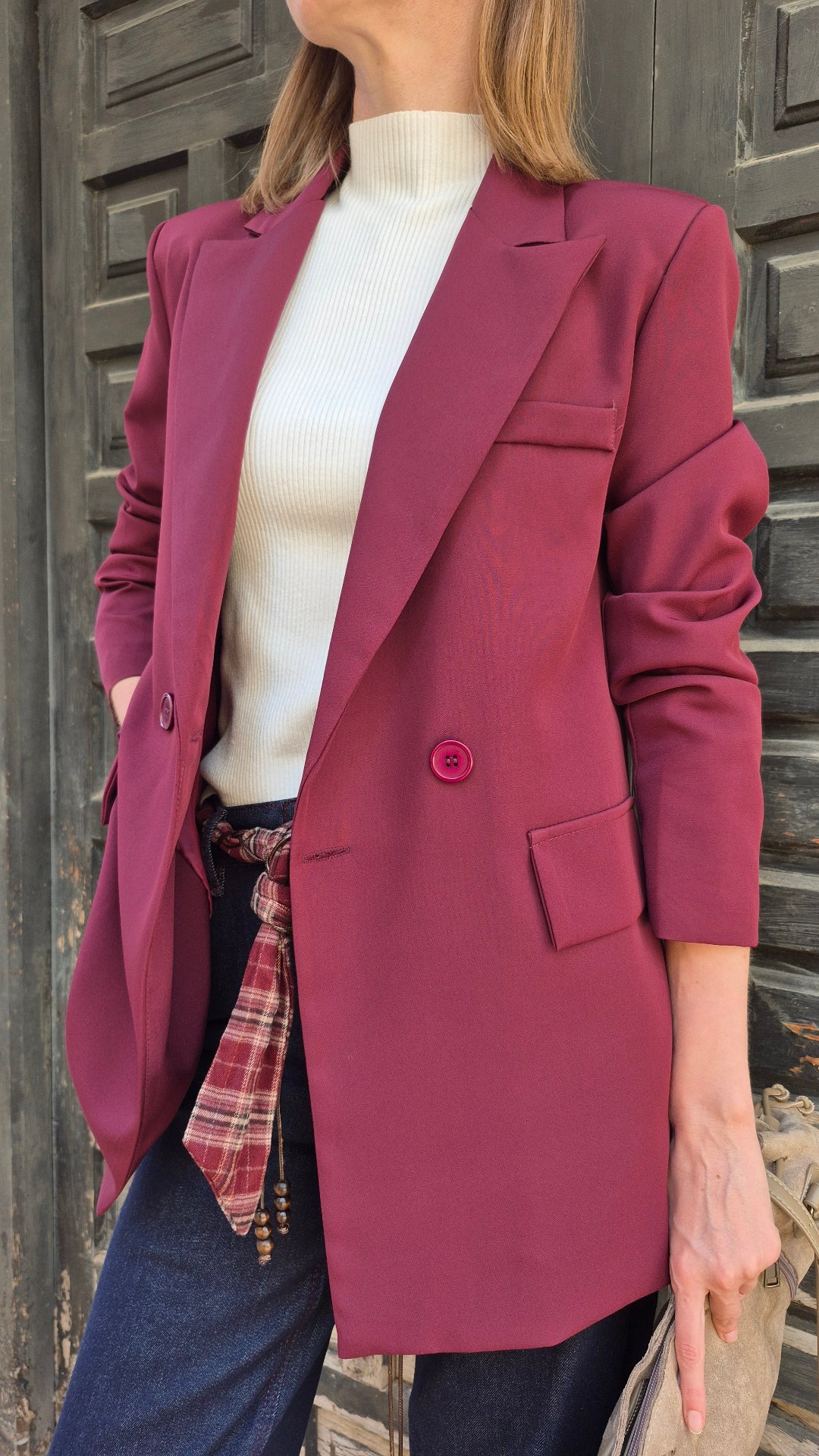 BLAZER BURDEOS
