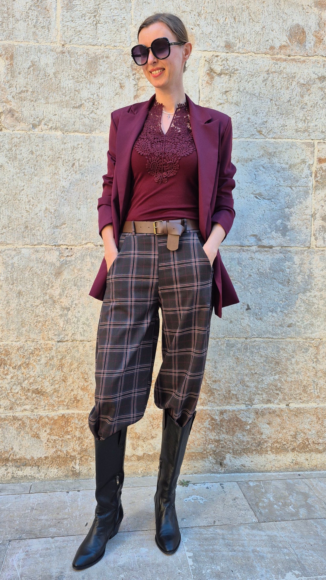 PANTALÓN CUADROS COMSET