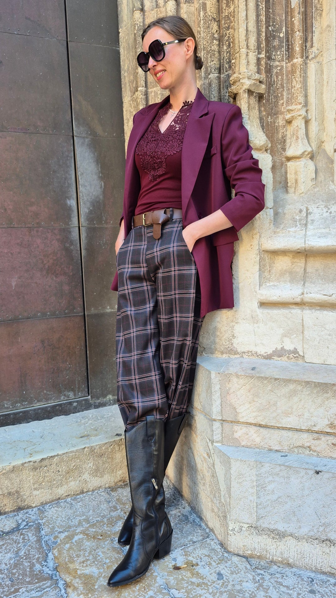 PANTALÓN CUADROS COMSET
