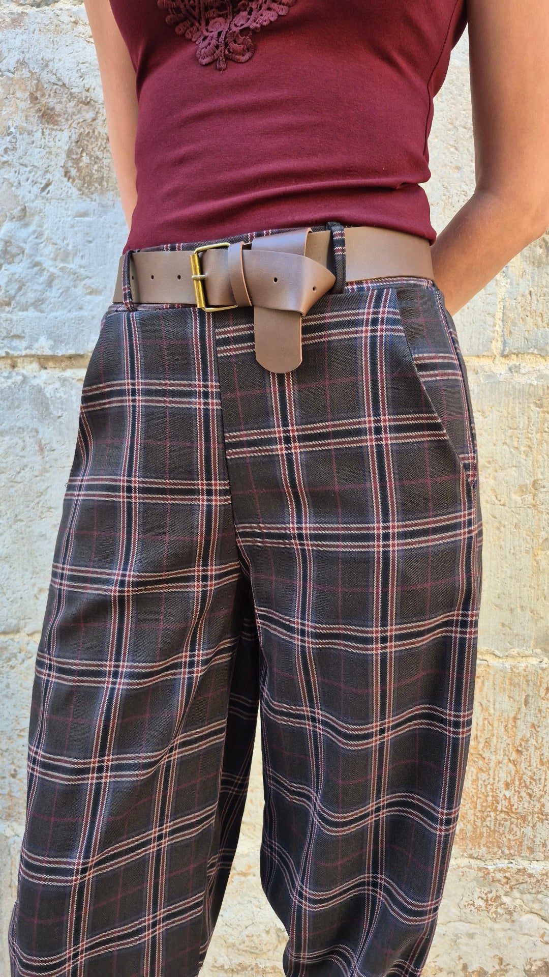 PANTALÓN CUADROS COMSET