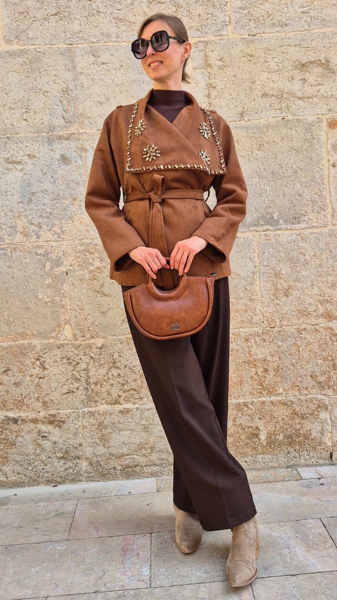CHAQUETA REBECCA CAMEL