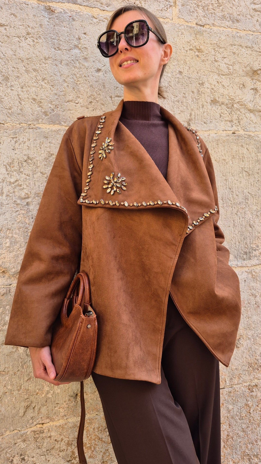 CHAQUETA REBECCA CAMEL