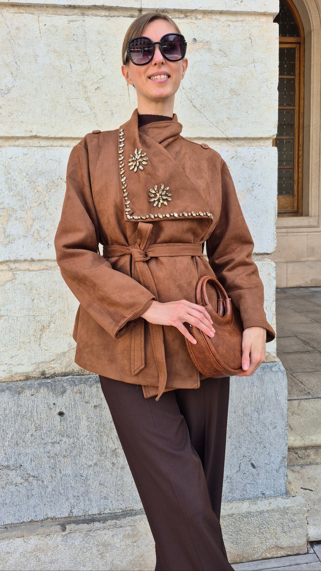 CHAQUETA REBECCA CAMEL