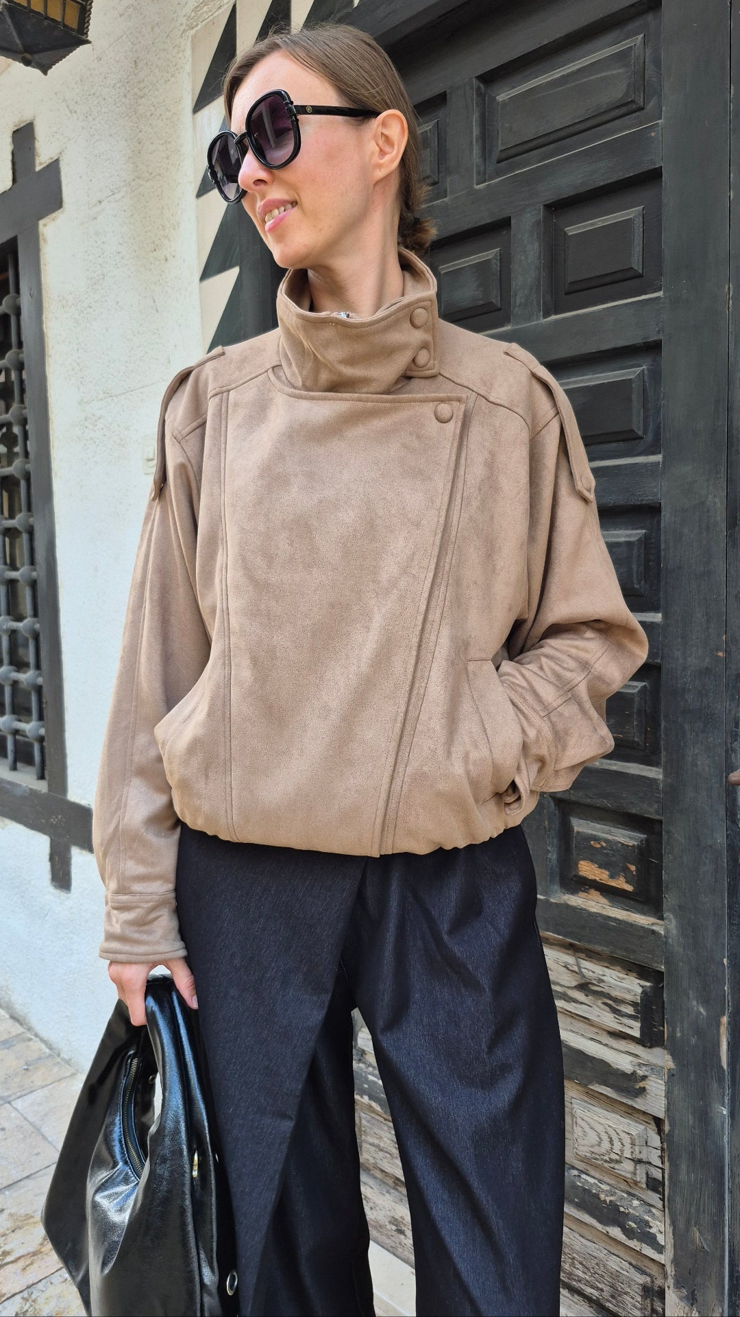 BOMBER ANTELINA (CAMEL)