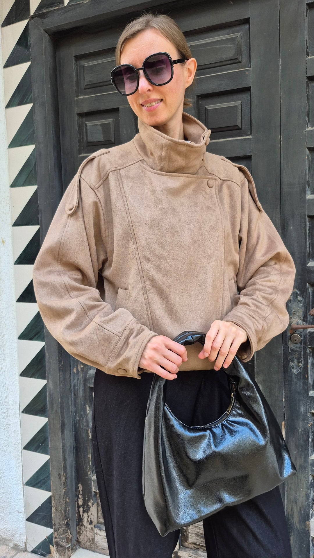 BOMBER ANTELINA (CAMEL)