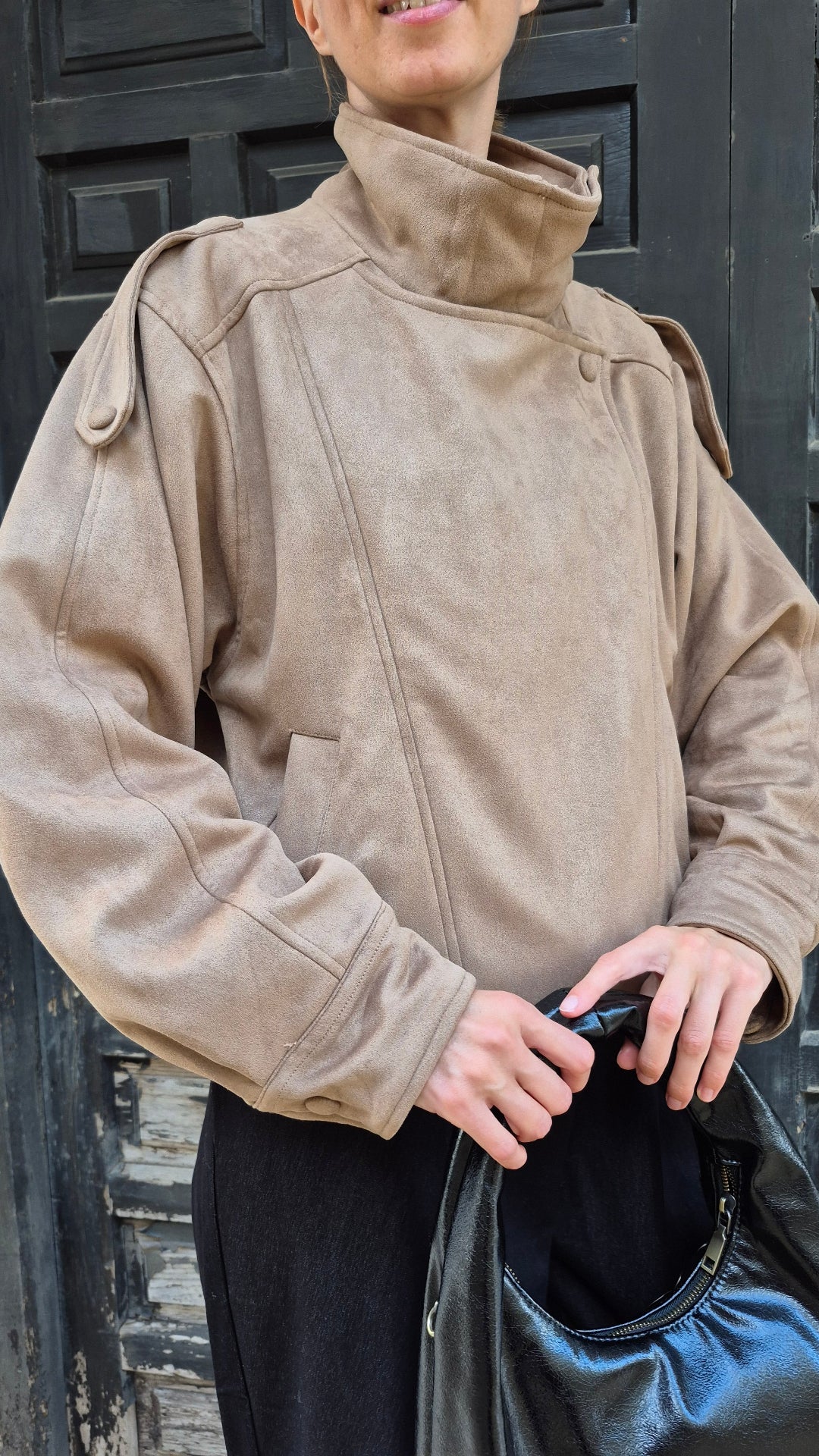 BOMBER ANTELINA (CAMEL)