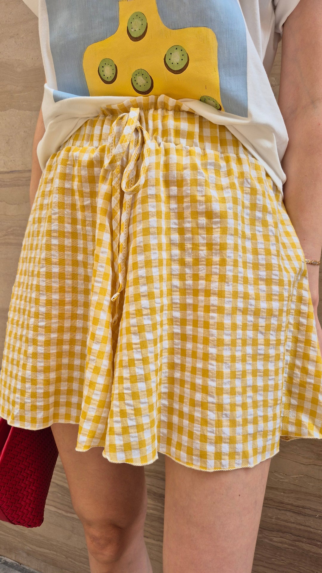 SHORT VICHY FAJÍN