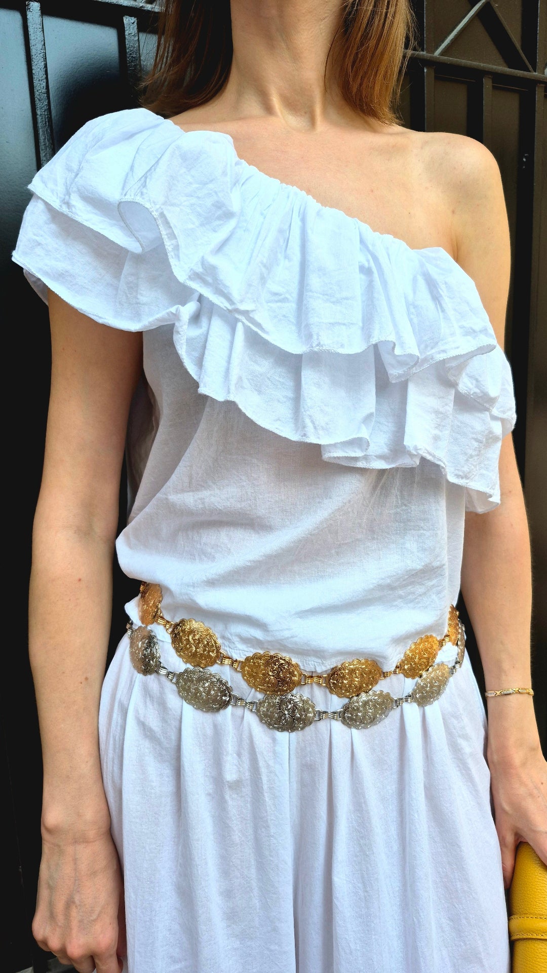 BLUSA VOLANTES CARMINA (BLANCA)
